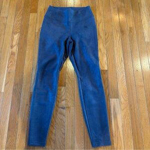 White House Black Market Runway Leggings Pull On Soft Charcoal Gray Suede Sz 6